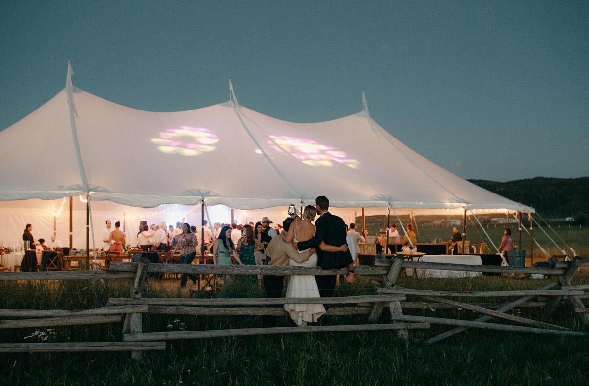 Tent-reception-Diamond-Cross-Ranch-wedding-July