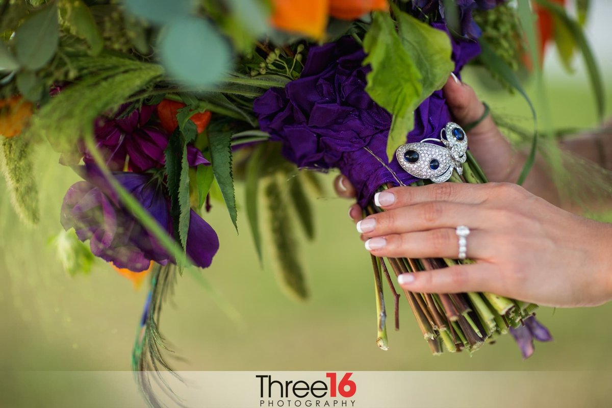 Bride's bouquet and ring