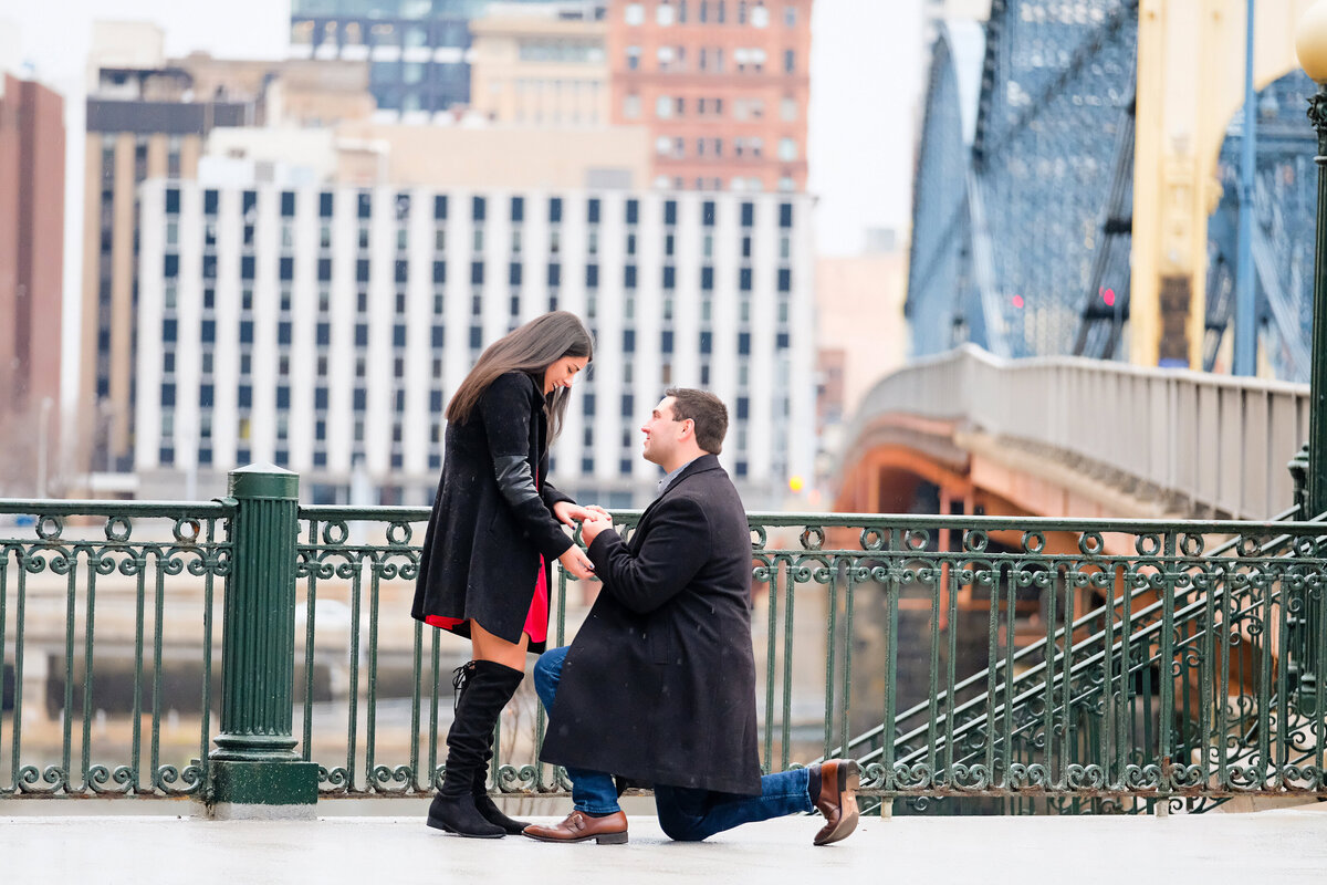 station square proposal photography surprise