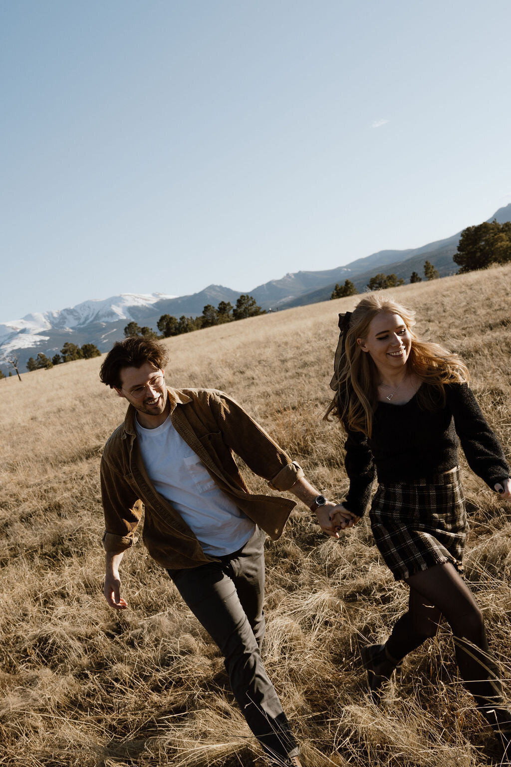 Mountain and Field Engagement Photos