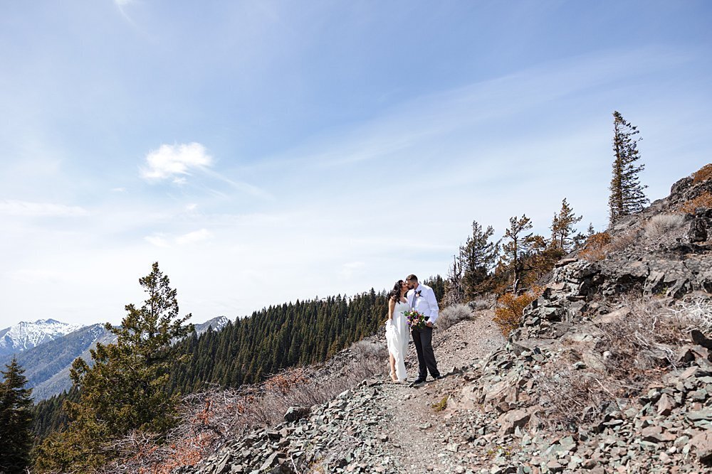 PNW mountain lookout adventure elopement