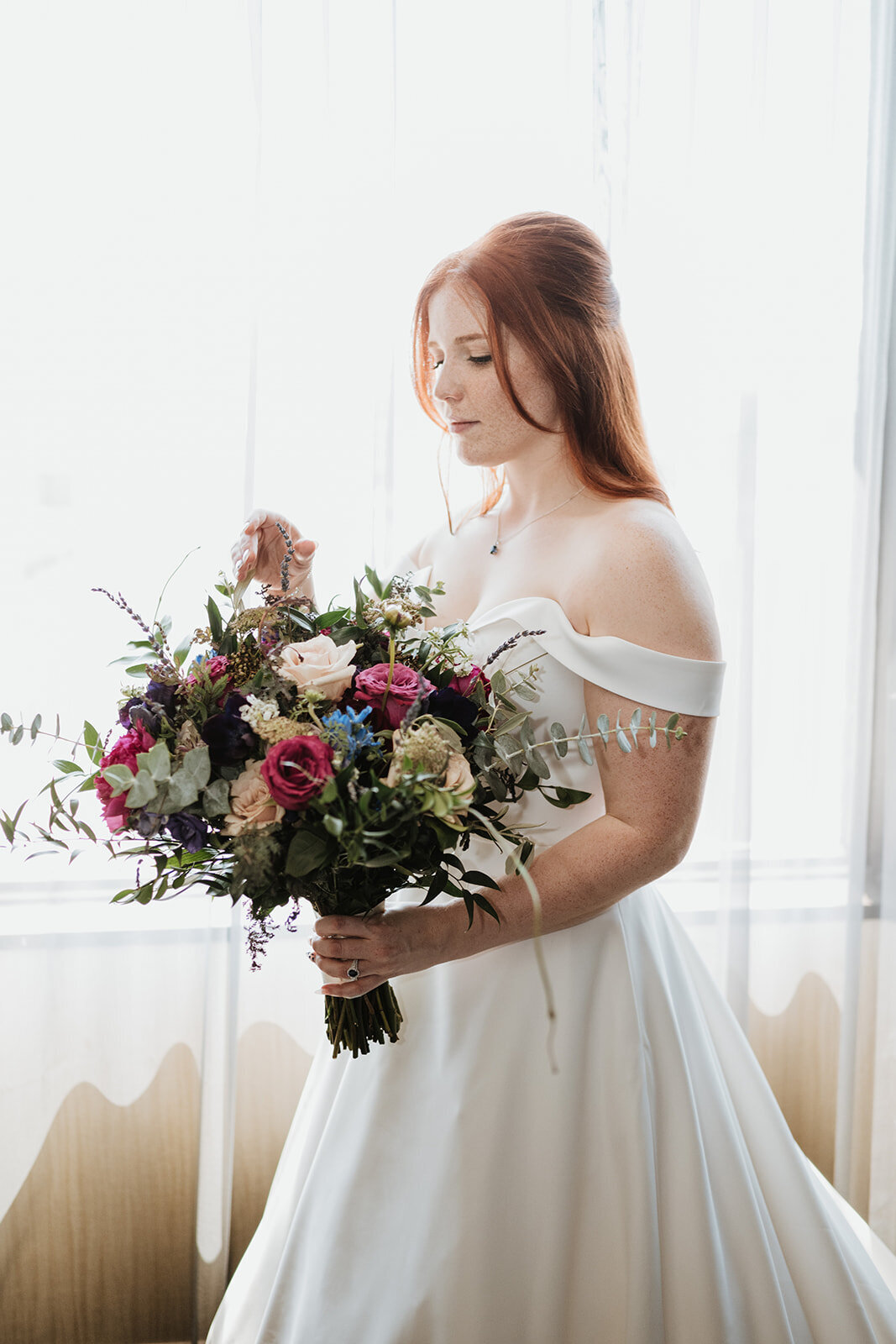 Bride with Bridal Bouquet