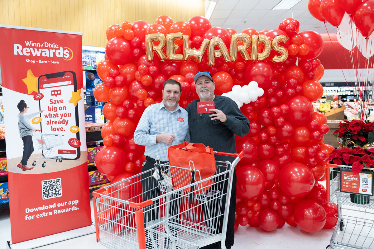 Winn Dixie reward giveaway in Kenner, LA.