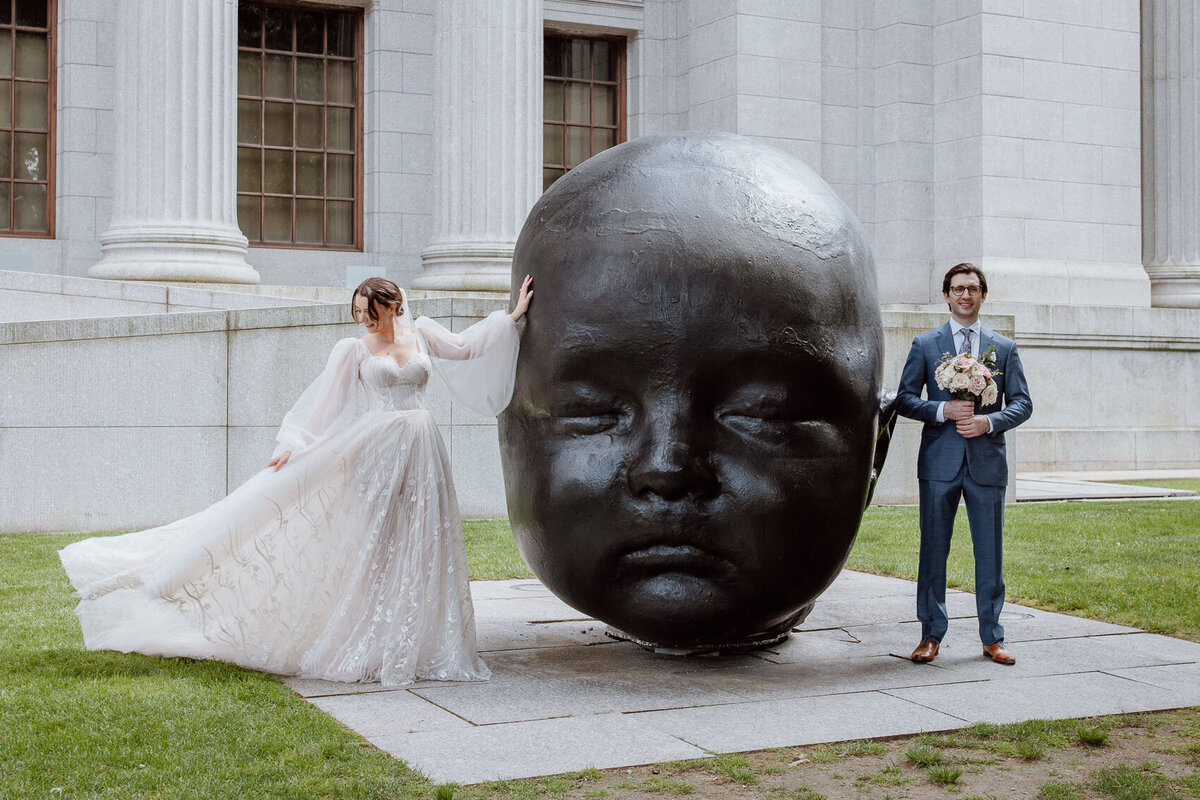 Boston Public Garden-James P Kelleher Rose Garden-Elopement-Boston Wedding Photographer-60