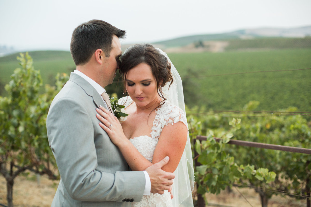 Bride and groom at 1880 Union Hotel Wedding