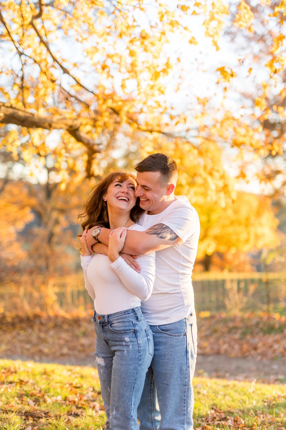 fall engagement photos  happy session boston area wedding photographer