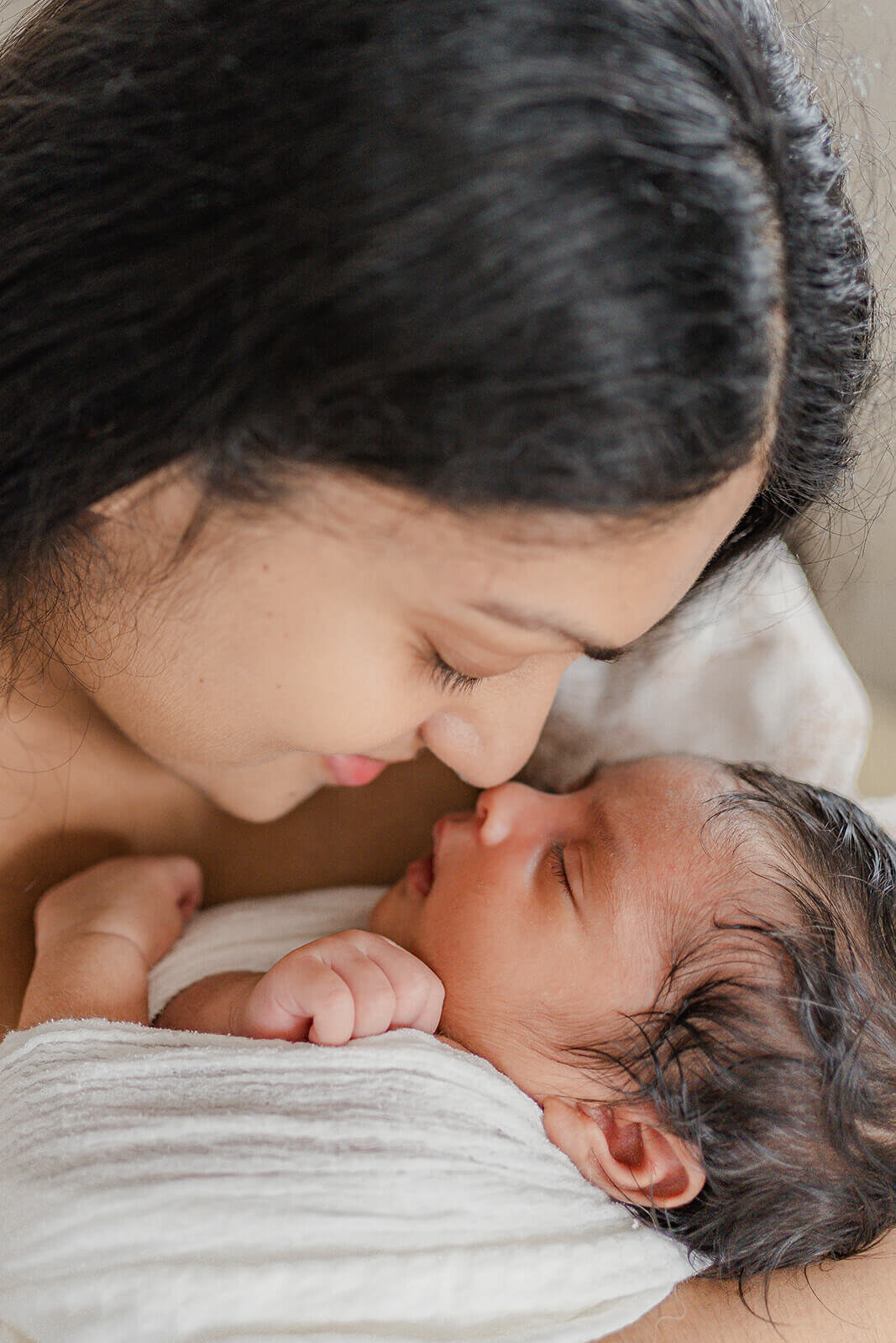 Heartfelt connection: Gold Coast obstetrician mum's newborn love in Gold Coast Private hospital.