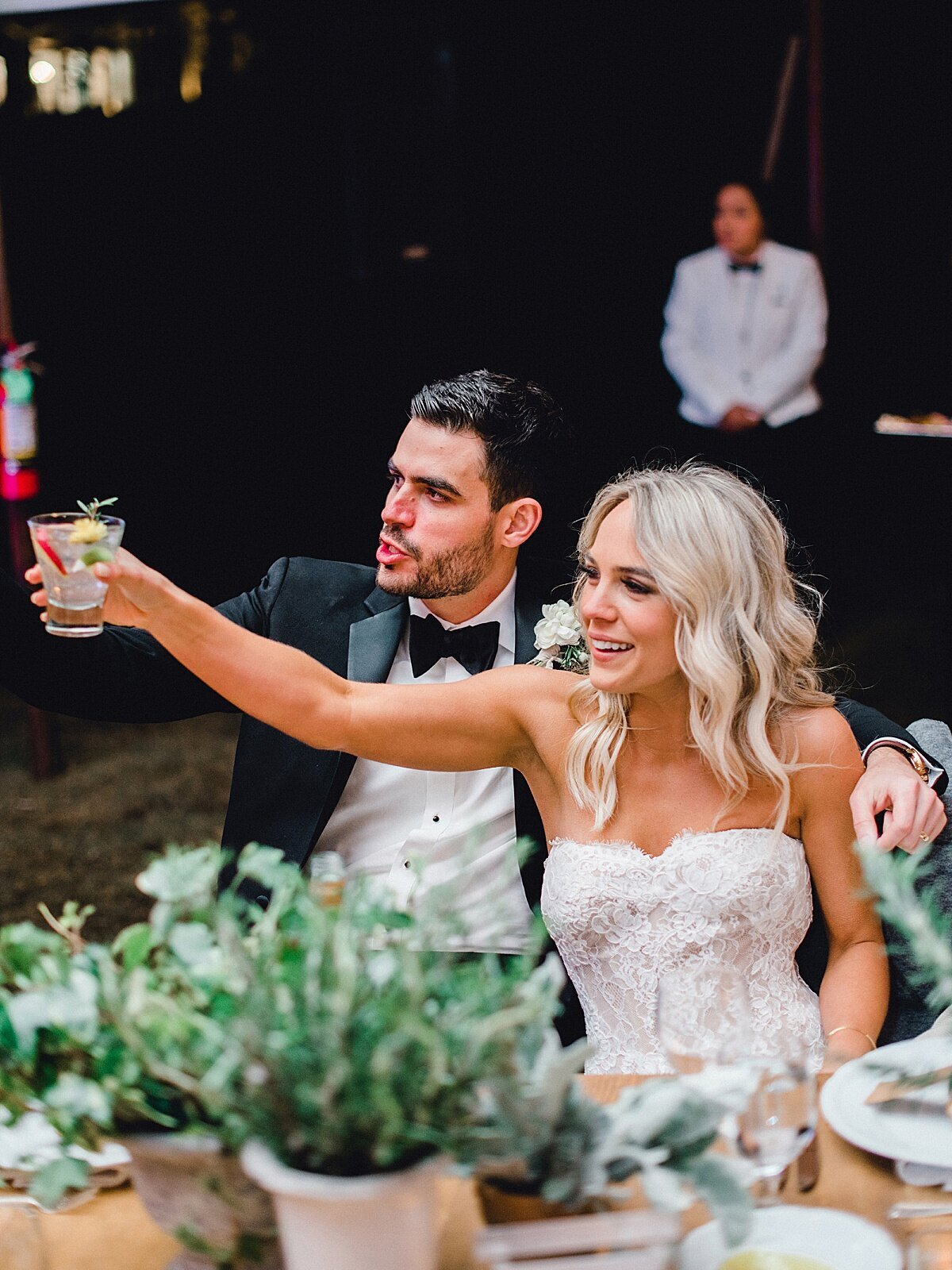 Toasts at Dallas Forth Worth Four Seasons Wedding | Florals by Vella Nest Floral Design
