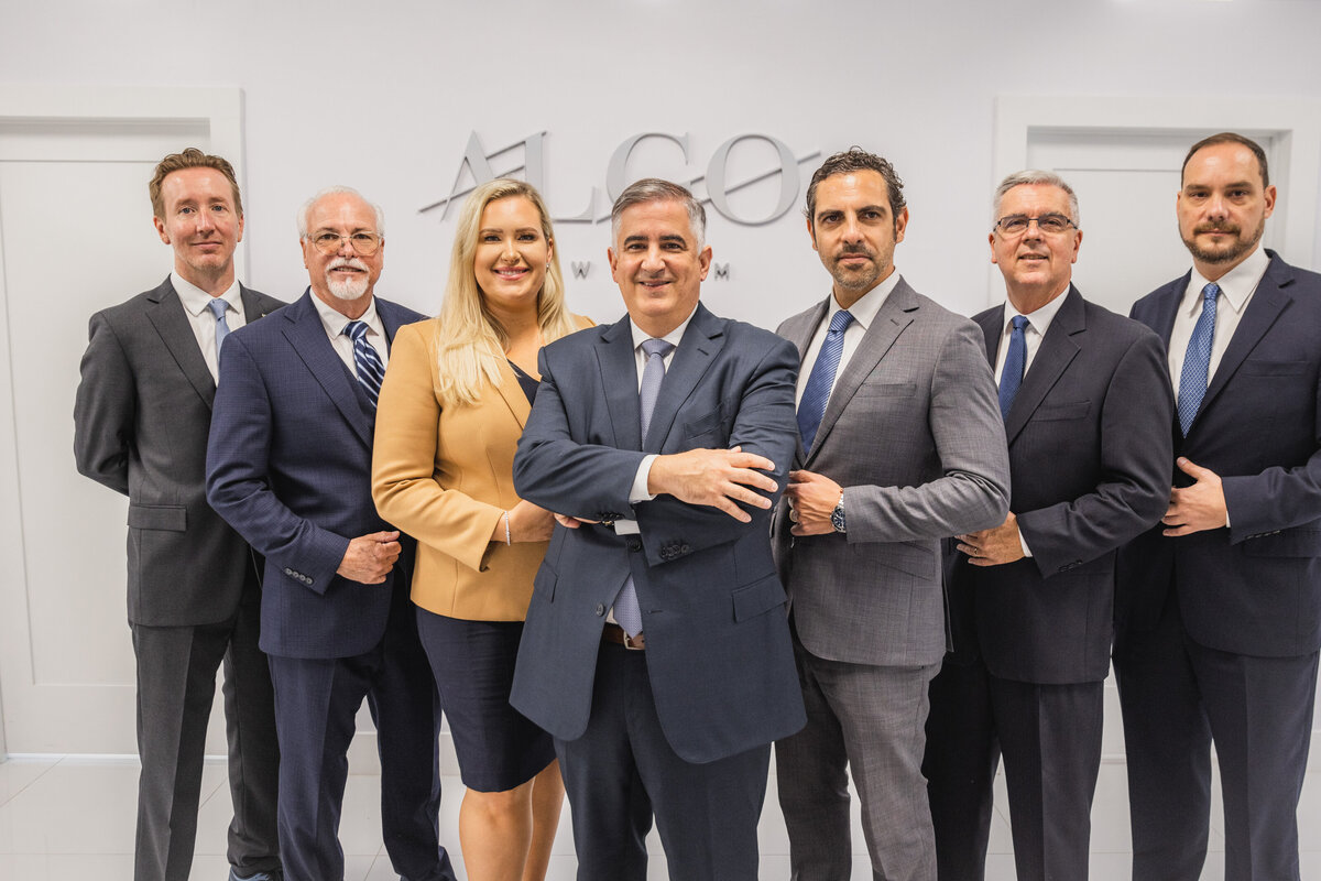 group of attorney's in a professional shot