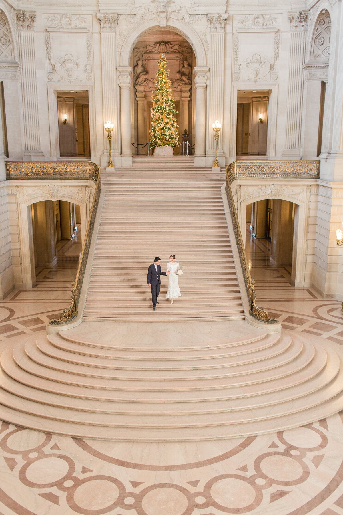 December SF City Hall Wedding-5