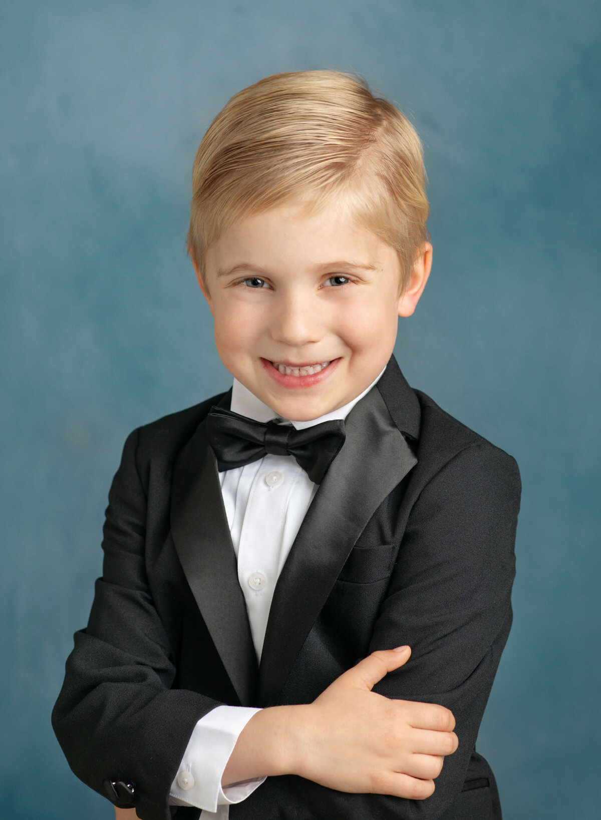Kindergarten Portraits Tux and Drape Columbia SC