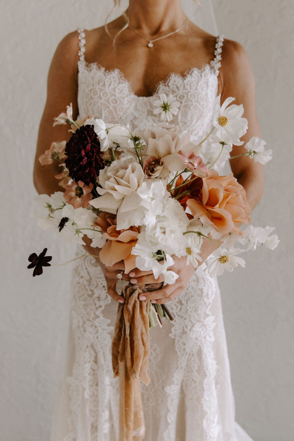 Bride Holding Bridal Bouquet
