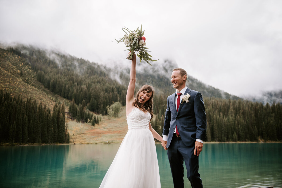 WestEmerald Lake Lodge Wedding Photographer, Field, BC, Canada