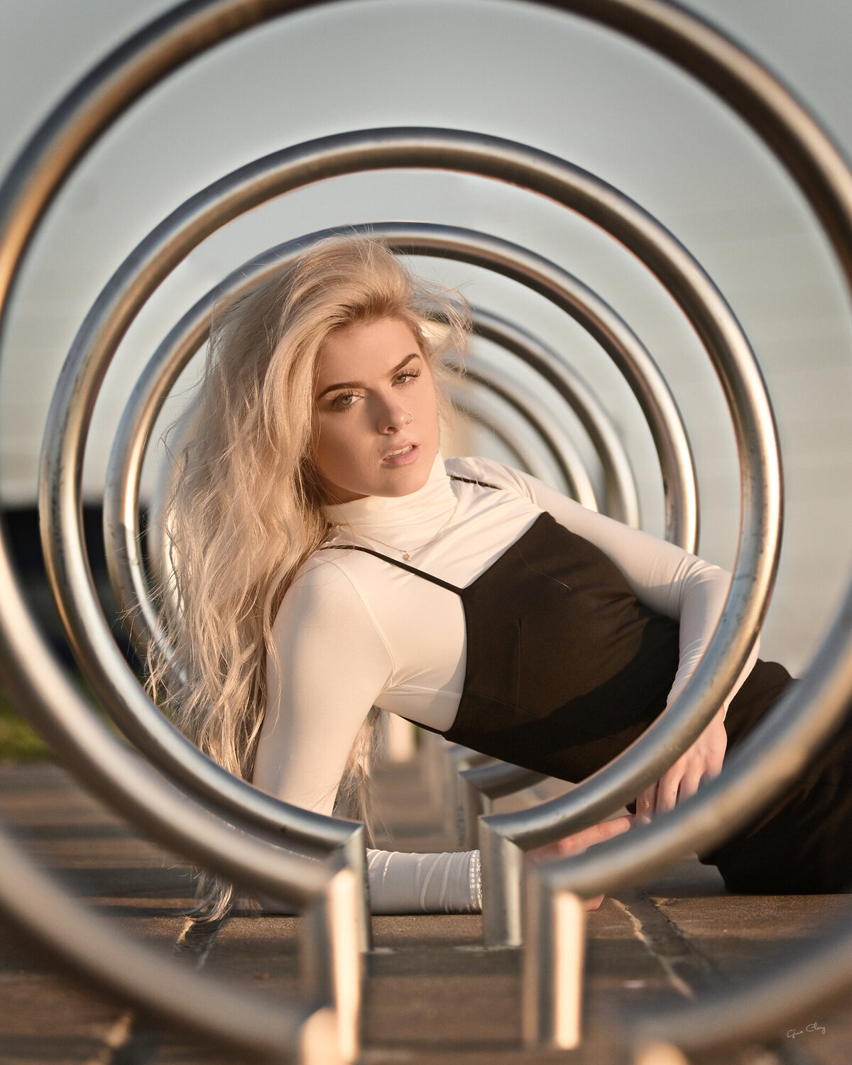 senior-girl-bike-rack