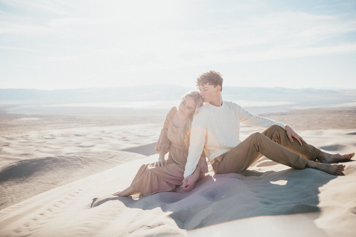 A Sand Dunes Engagement Photography Session - 1