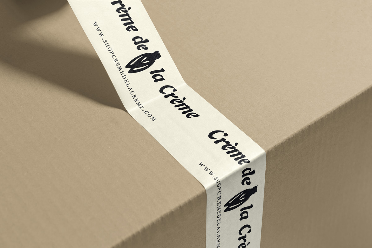 Sweet Pea Ink Creative | Brand + Web  Services - Shipping Tape with Logo design