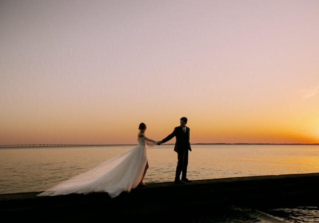 OBX Weddings Sunset Photo