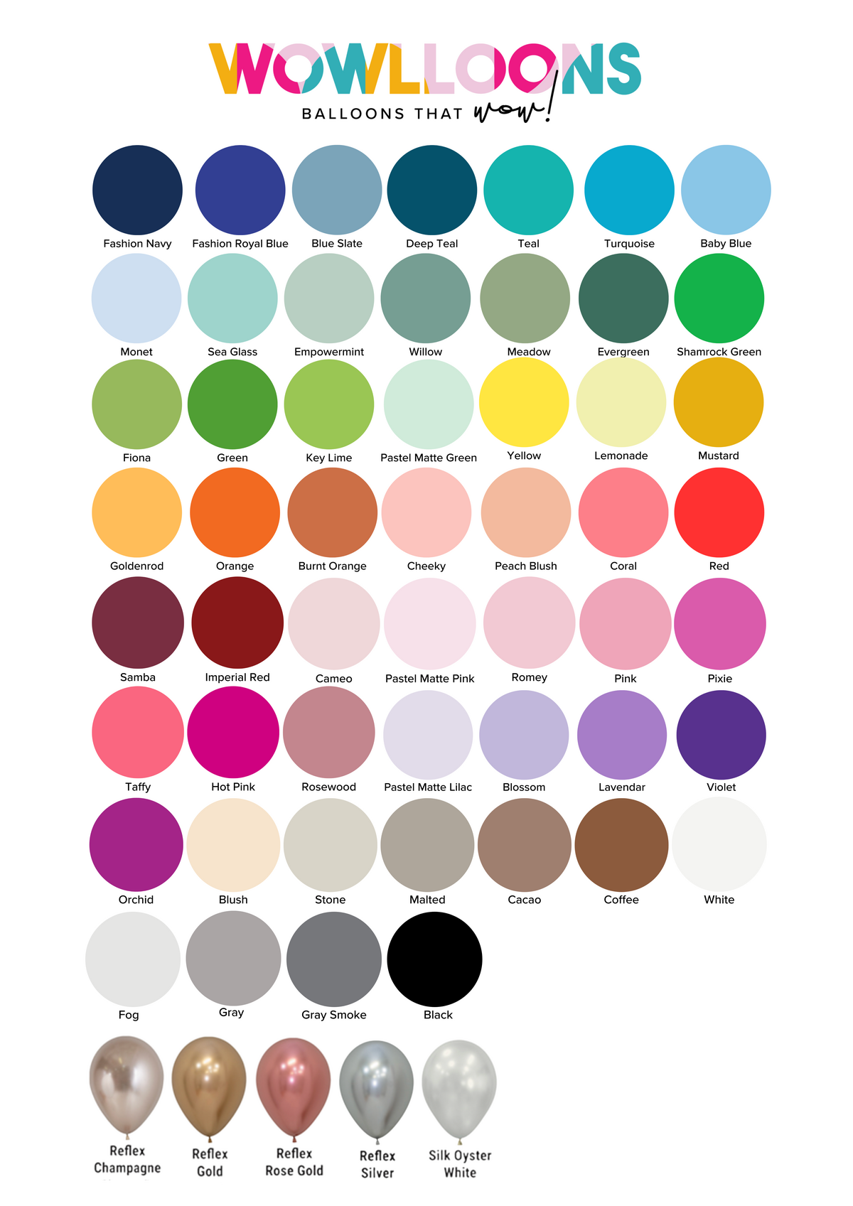 Color Chart