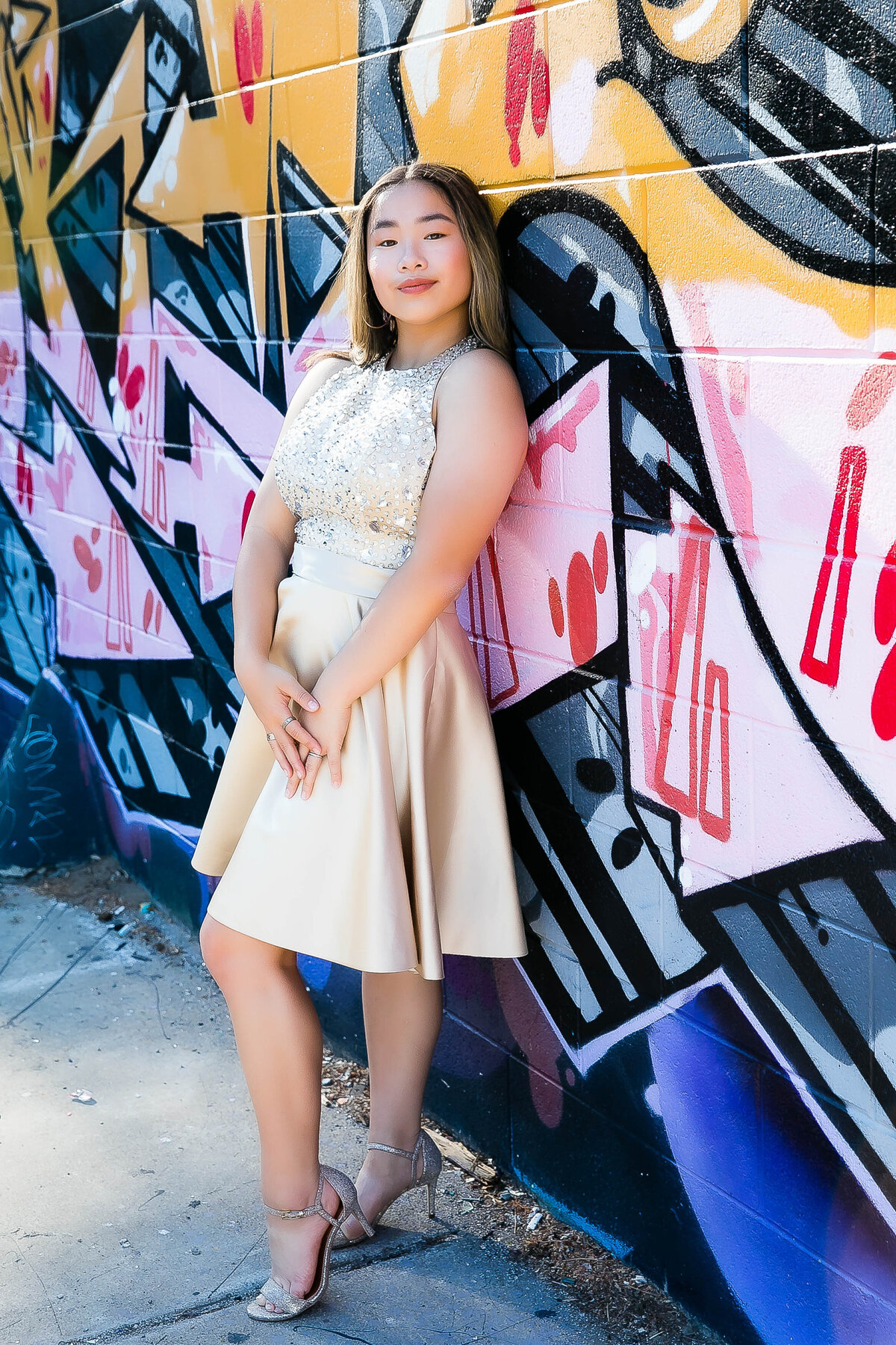 Senior Girl Portrait - Graffiti - Sacramento