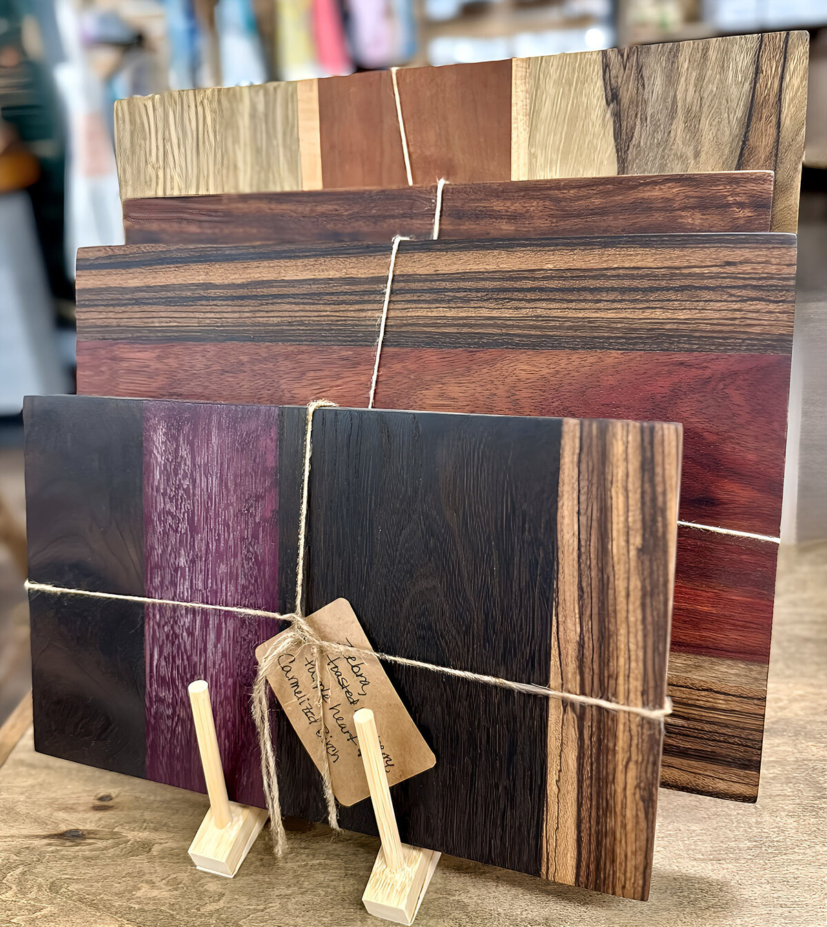 Tim Wright Handcrafted  wood artisan charcuterie boards