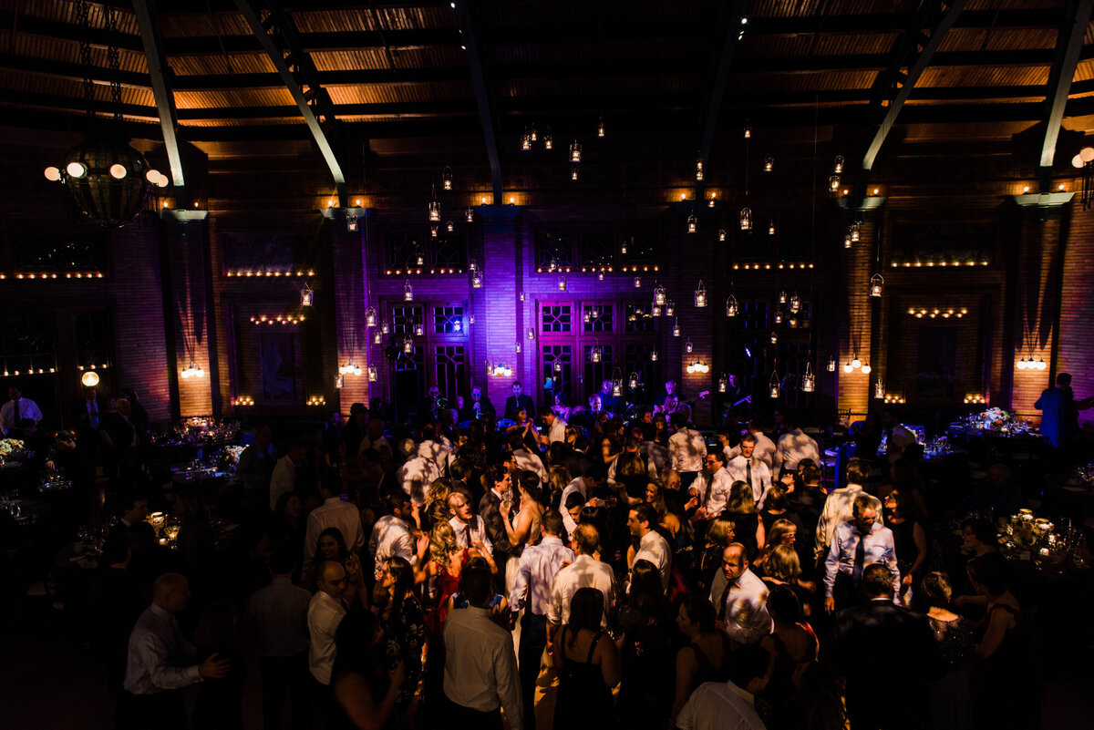 Guests dance the night away at a wedding in Lincoln Park