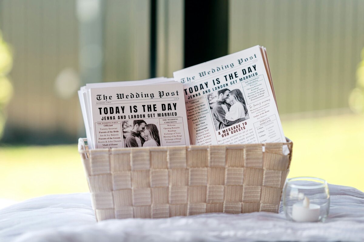wedding-program-basket