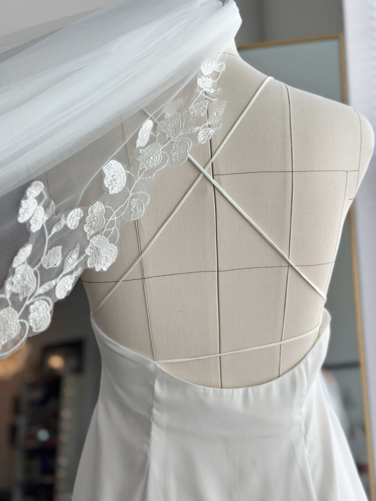 Handmade satin slip dress transitioning effortlessly to everyday wear
