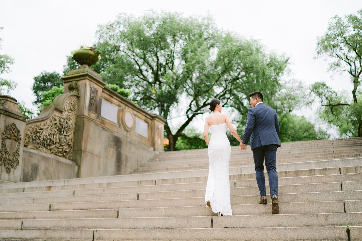 new york central park elopement wedding photo