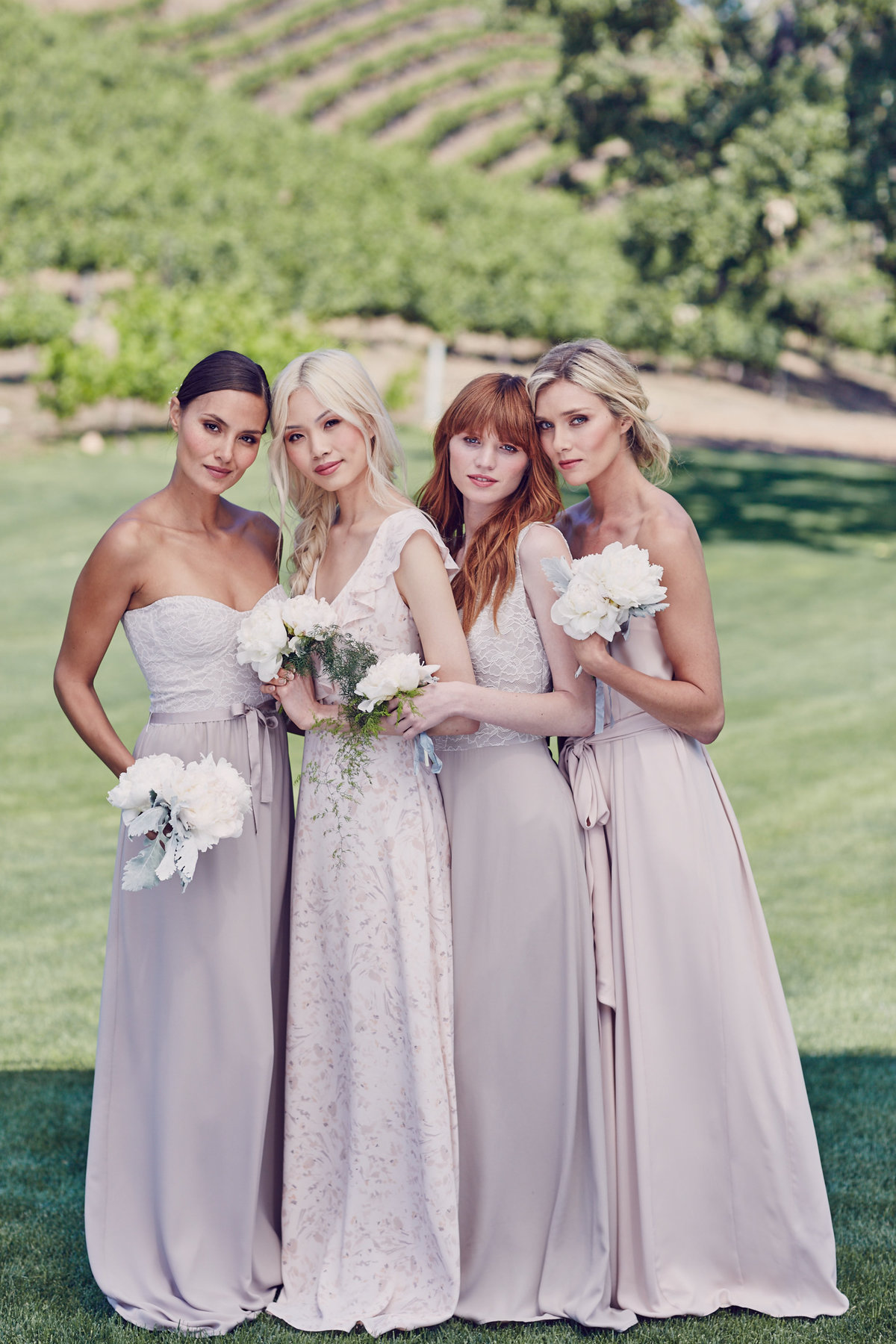 Editorial Valorie Darling Photography For the special occasion, all 13 ladies wore various dress iterations from lauren's paper crown label. editorial valorie darling photography