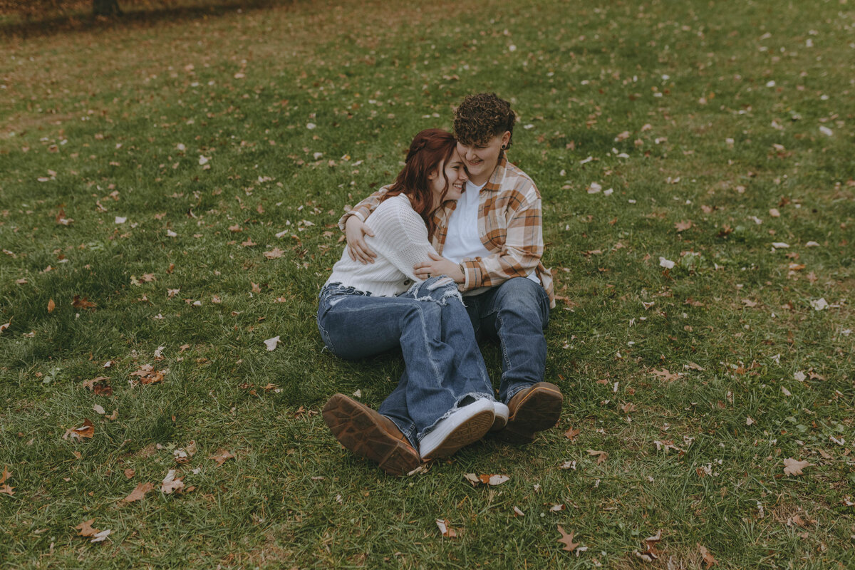 Indianapolis Holiday Park Engagment