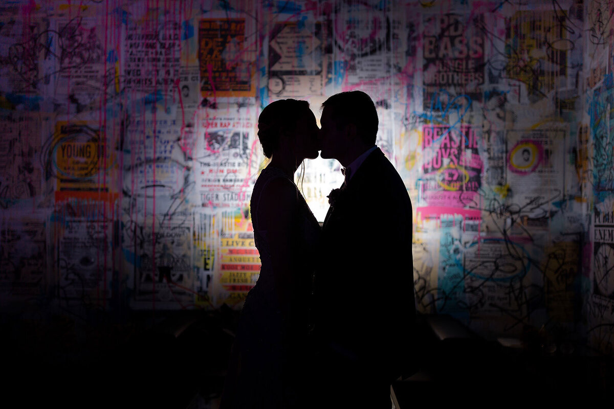 W-Hotel-Miami-Wedding-Bride-Groom-Silhouette-Artistic