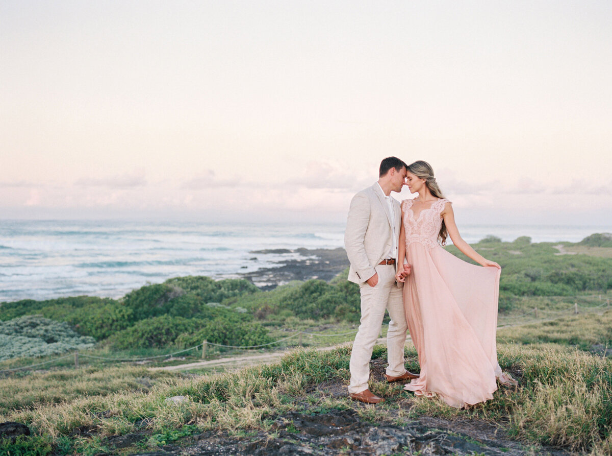 Hawaii wedding at sunset on the beach