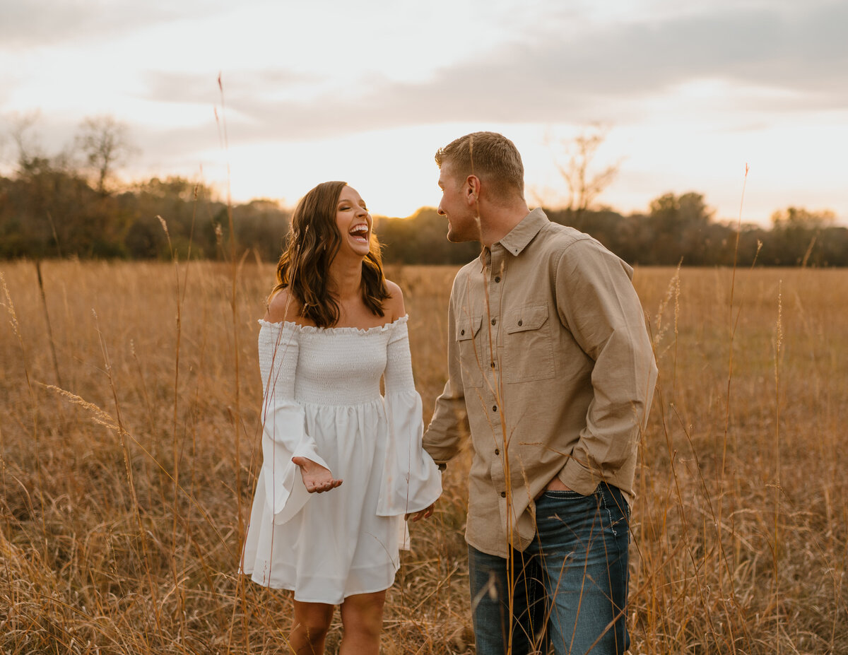 Engagement session in the field