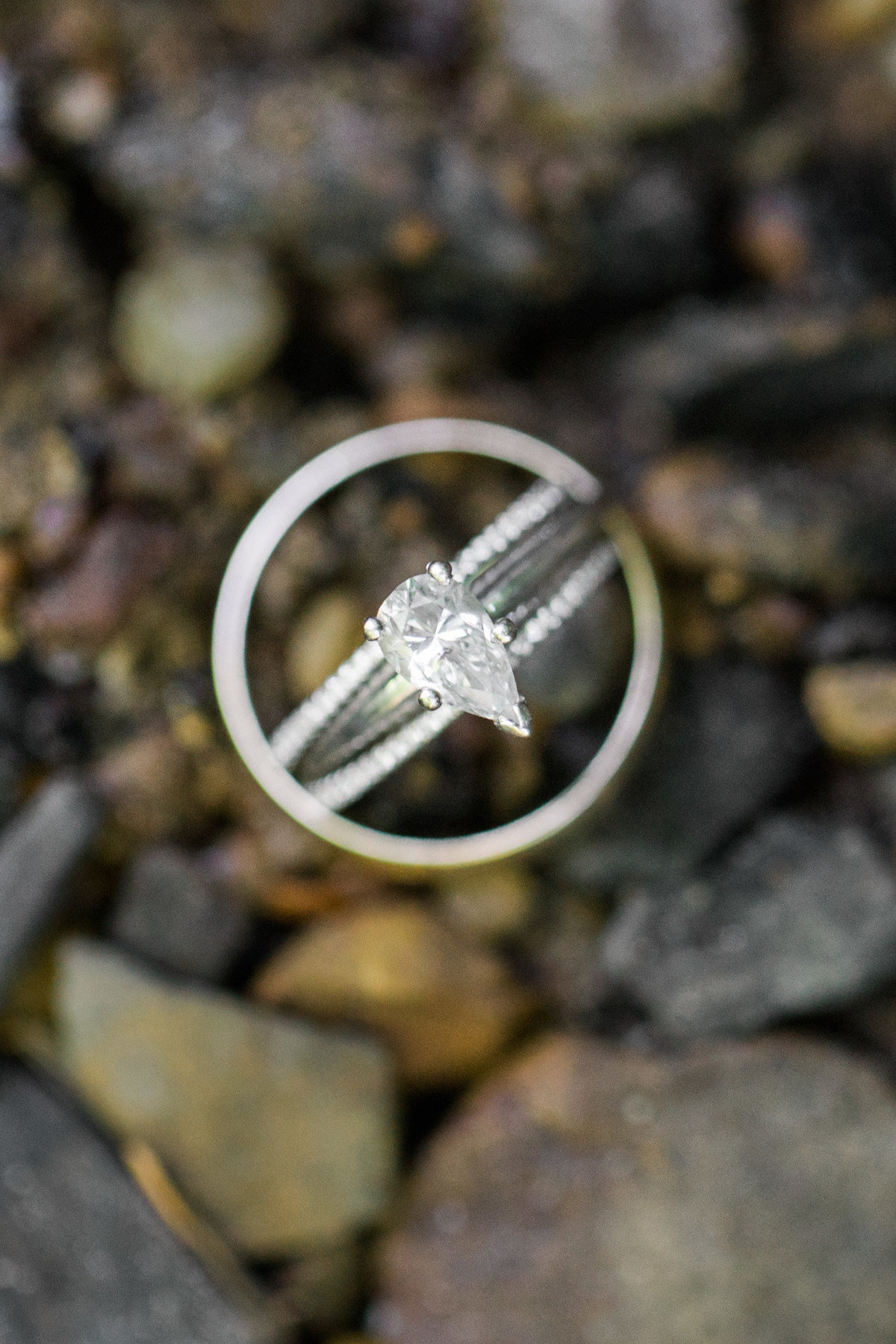 Wedding ring set photo by destination elopement photographer Rebecca Cerasani