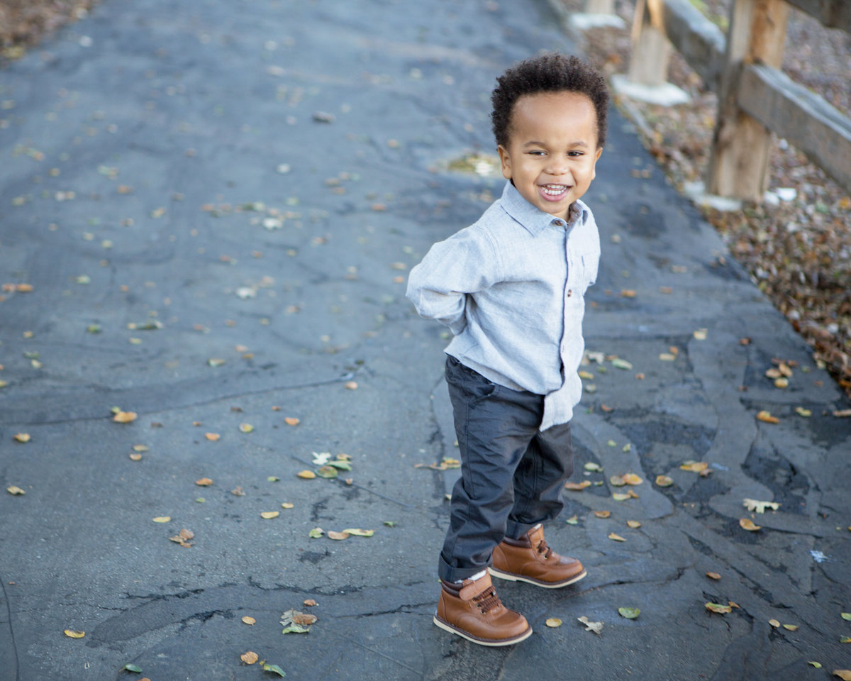 Happy Boy Photoshoot in Park