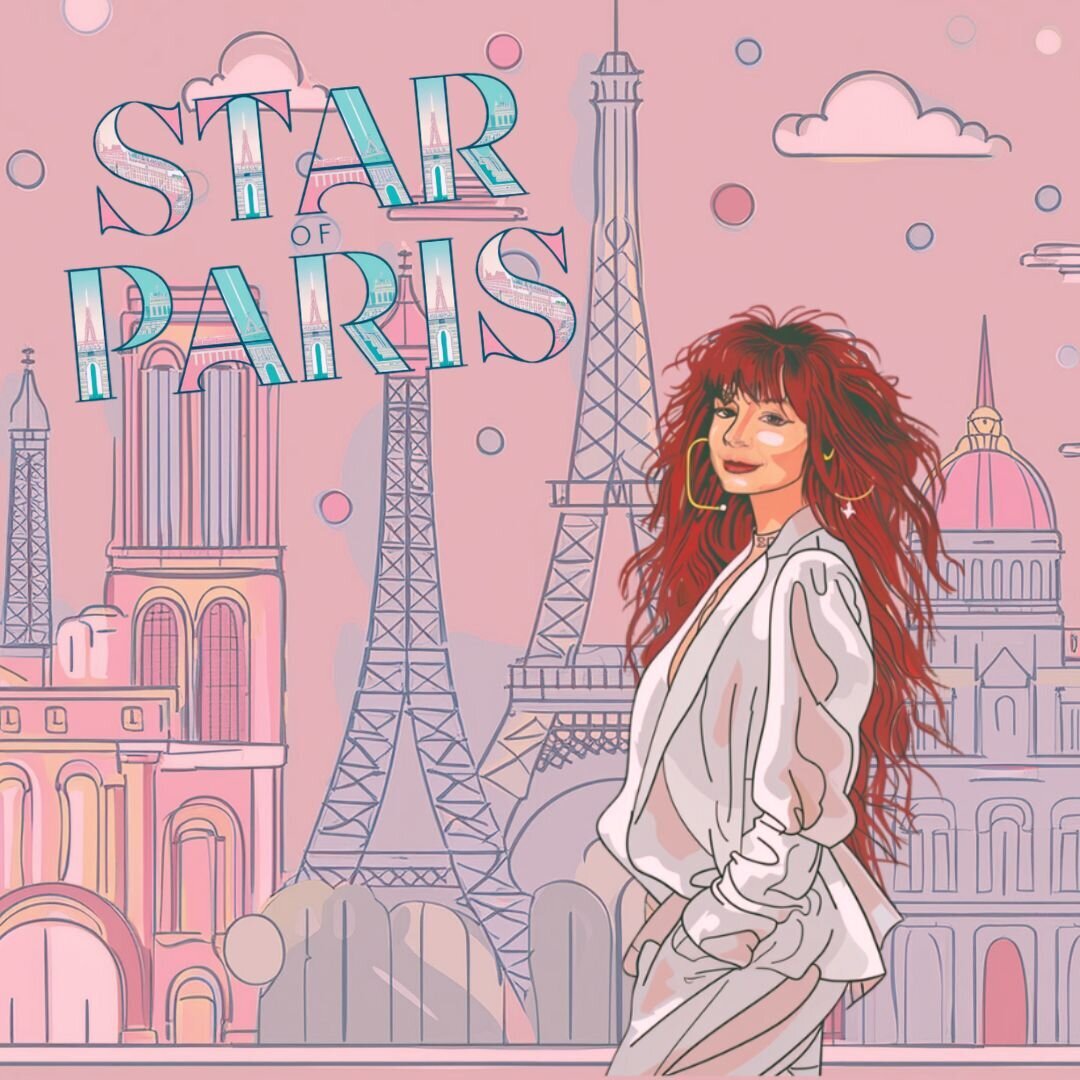 Star of Paris' Branded Character Image with Logo