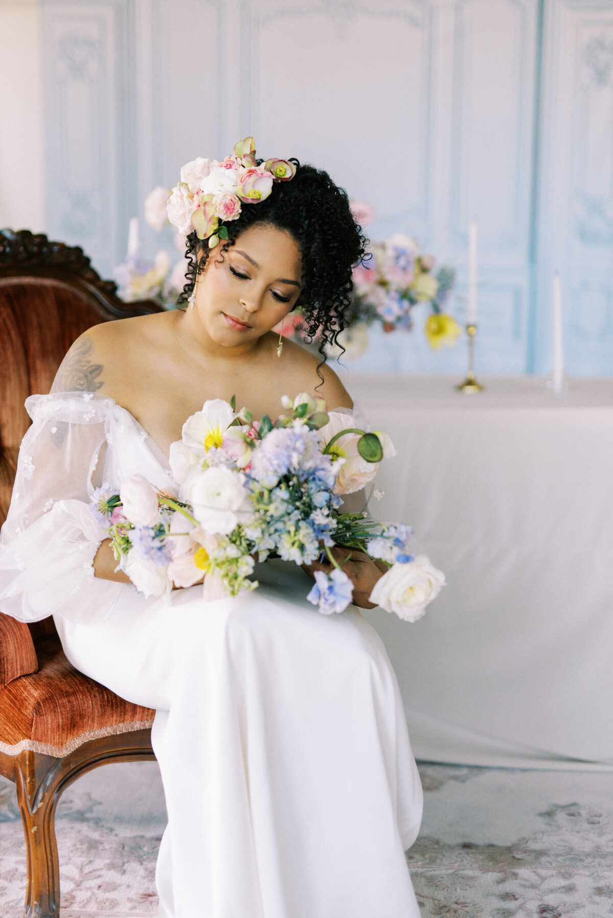 Kristen Kay Photography - MyloFleur colorful modern bridal inspiration-9842
