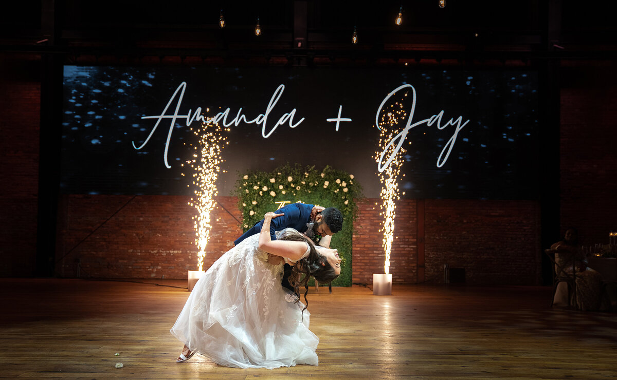 43 - Armature Works The Gathering Wedding Reception Sparkler Fountains - Tampa Bay Wedding Planner