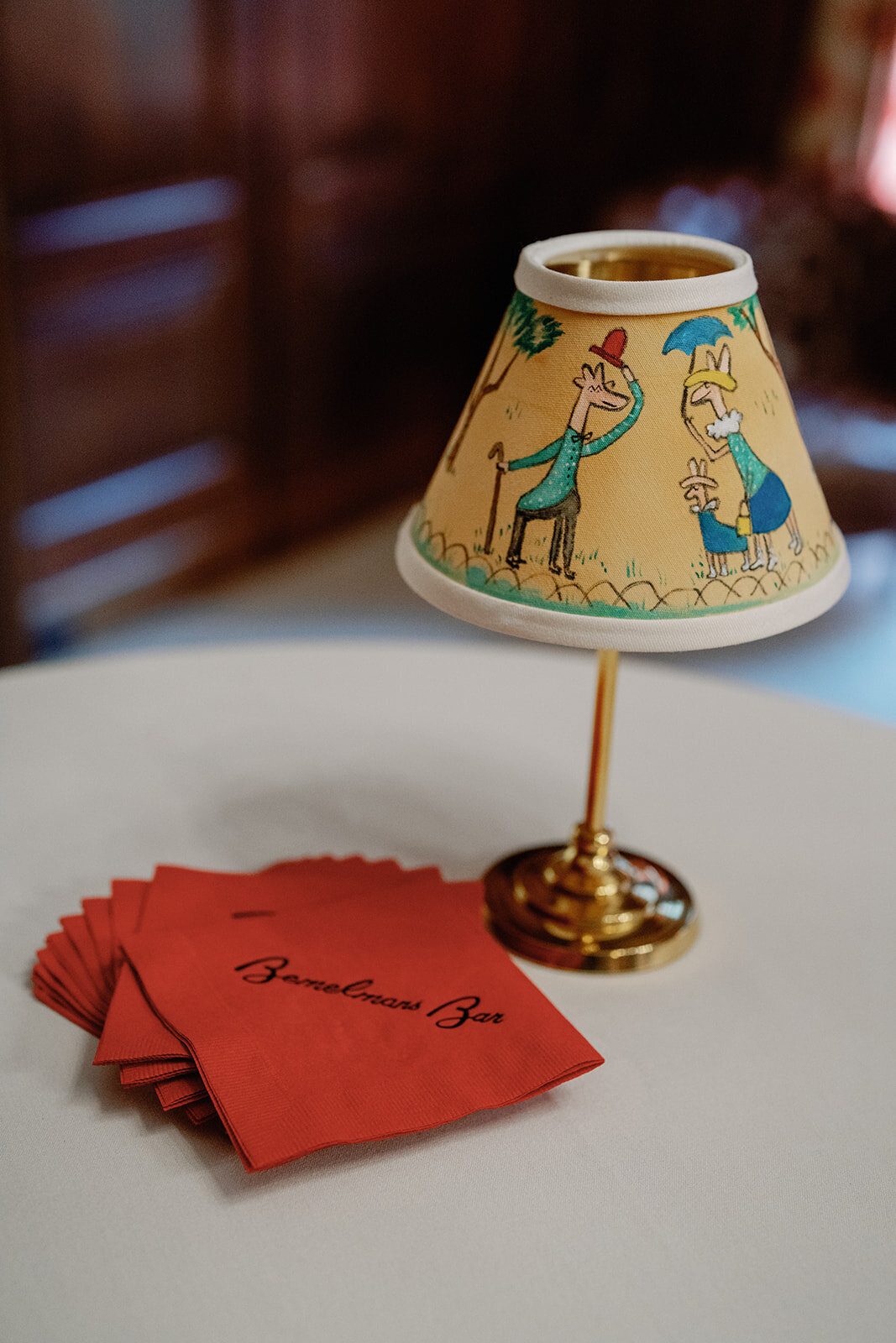 Hand Painted Lampshades Bemelmans Style My Fathers Daughter Designs