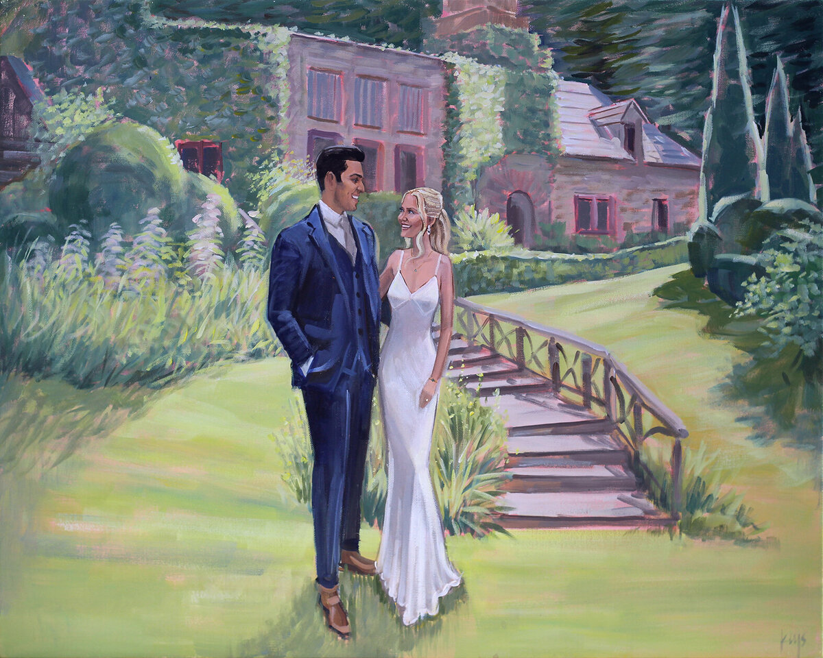 Asheville Live Wedding Painter, Ben Keys