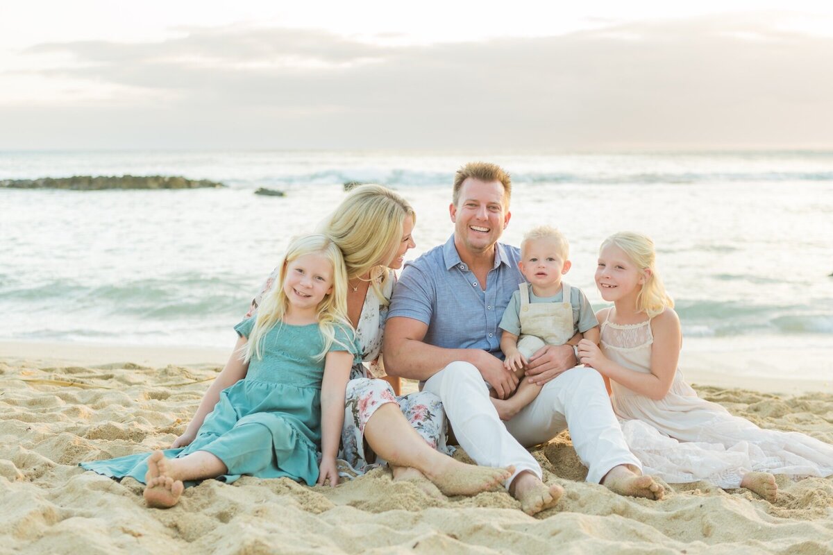 Oahu beach family photos