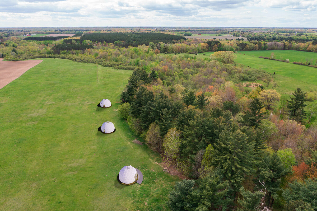 geodesic dome glamping