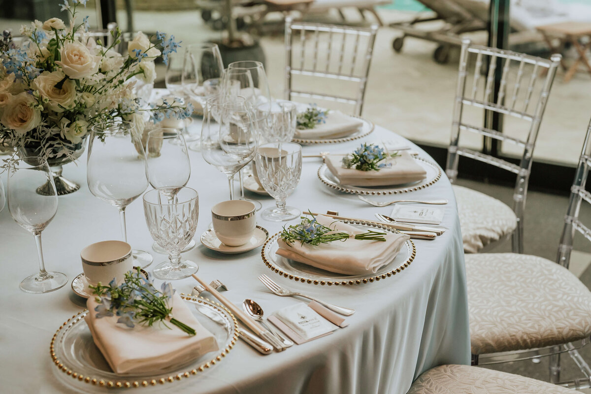 Hong Kong Wedding Reception Tablescape