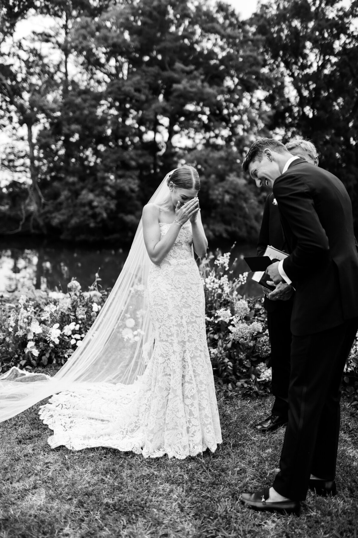 Floral Outdoor Wedding Ceremony in Virginia 27