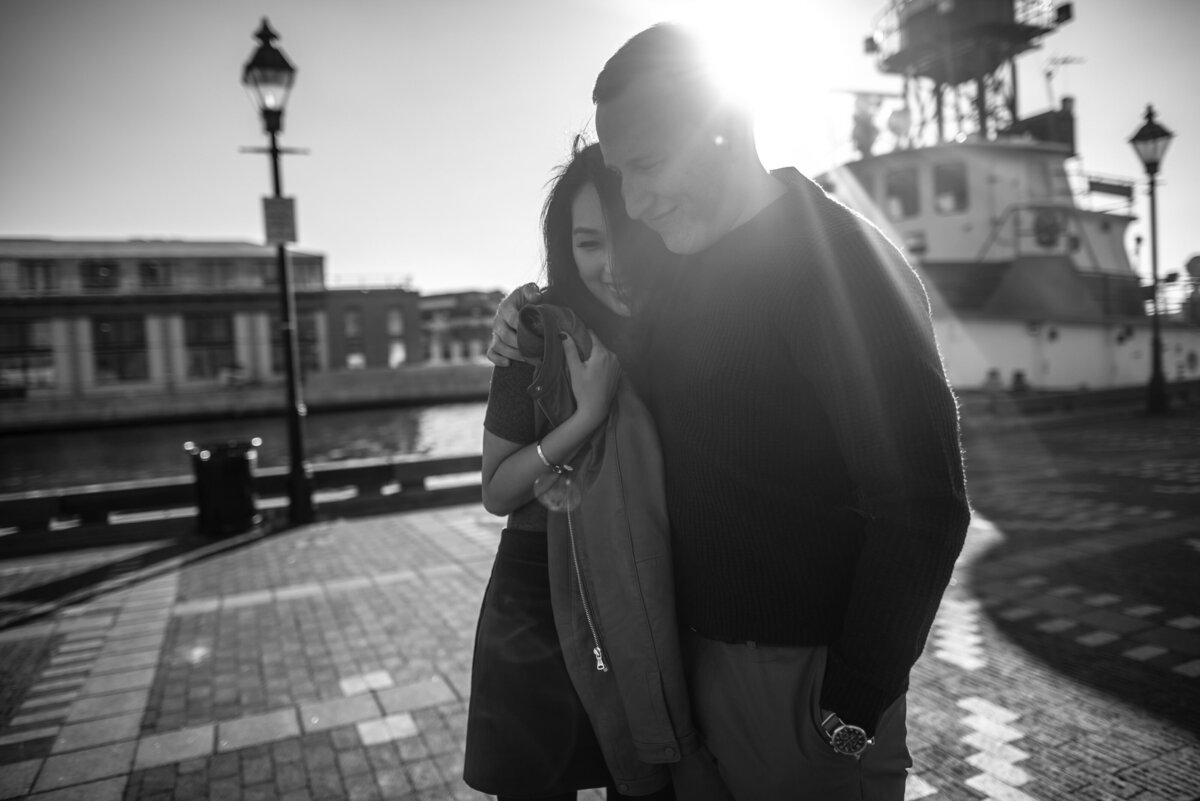 fells point engagement session with dog l hewitt photography-1