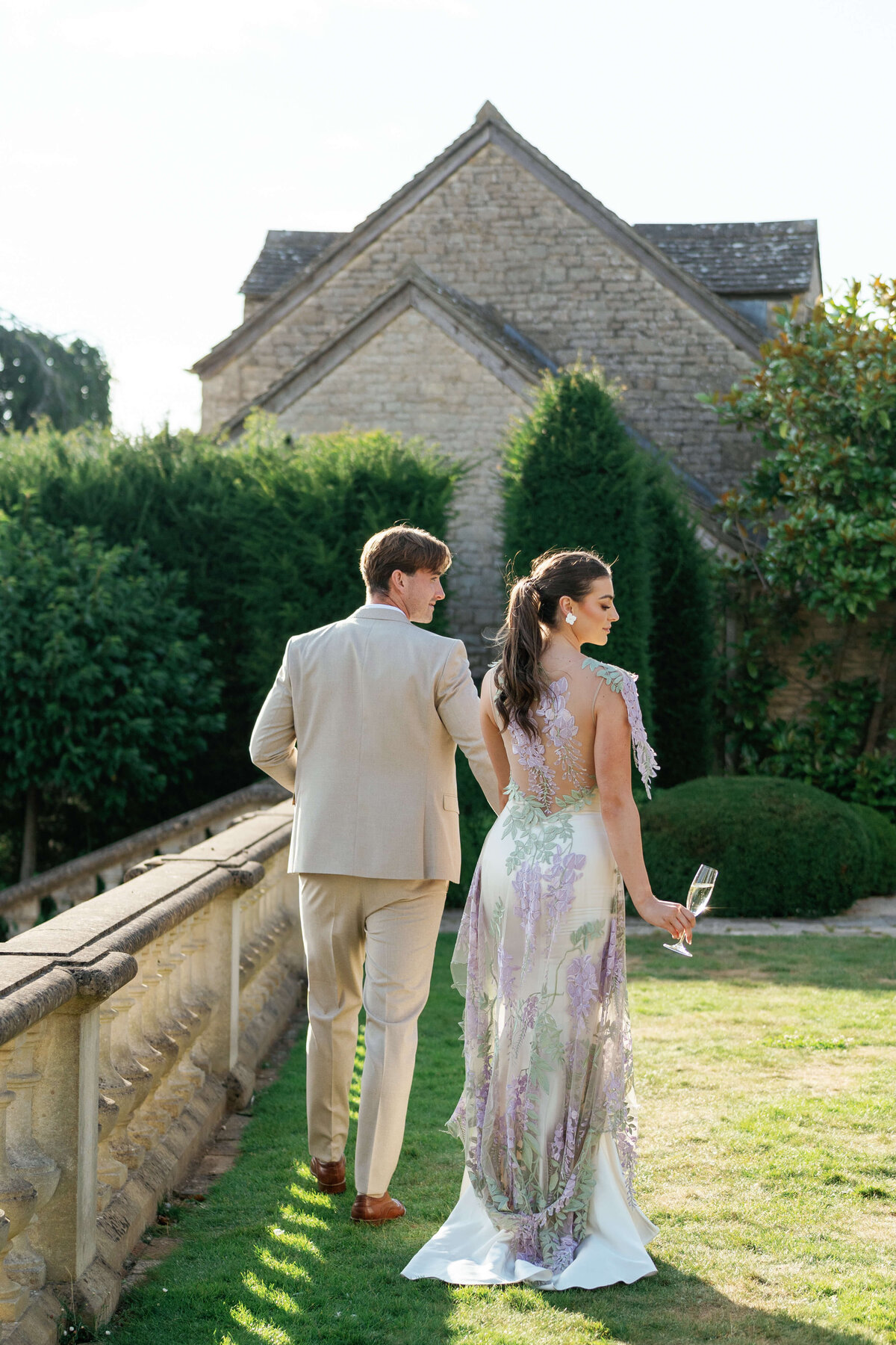 Welcome party at Euridge Manor outside of Bath
