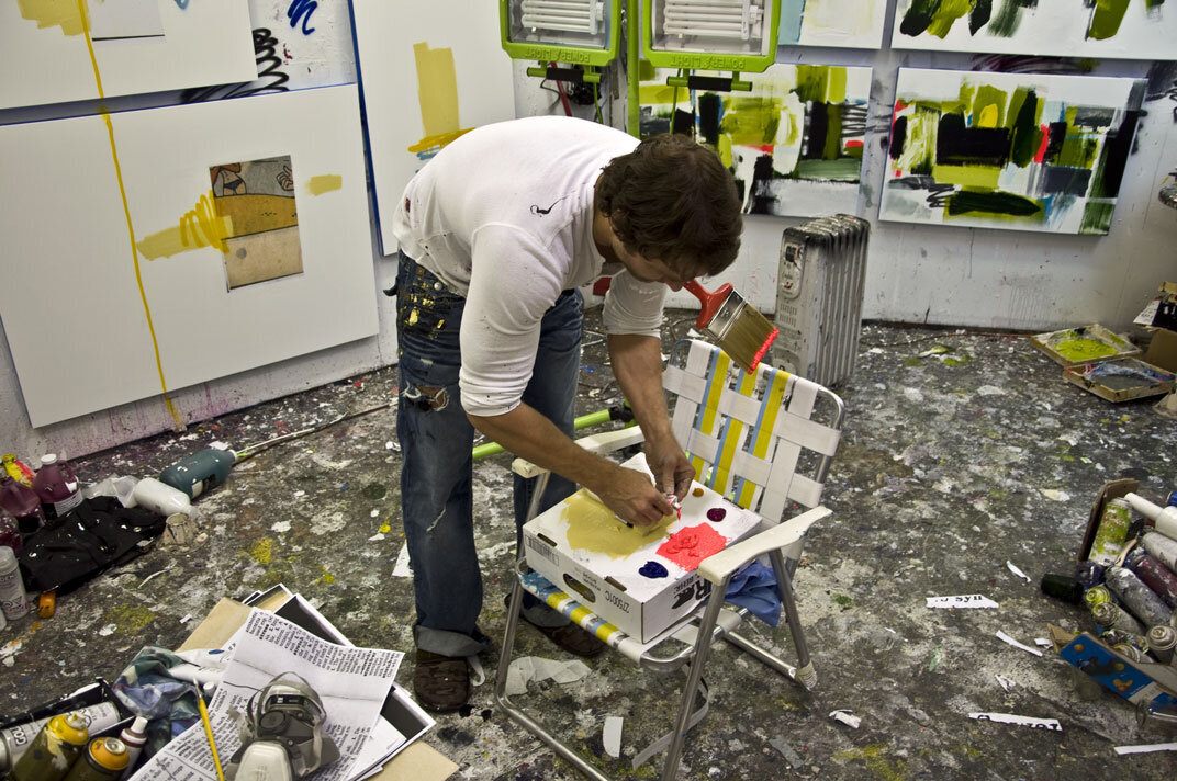 Brent Ray Fraser  Paints The Fifth Season in Silo 2010 - 10