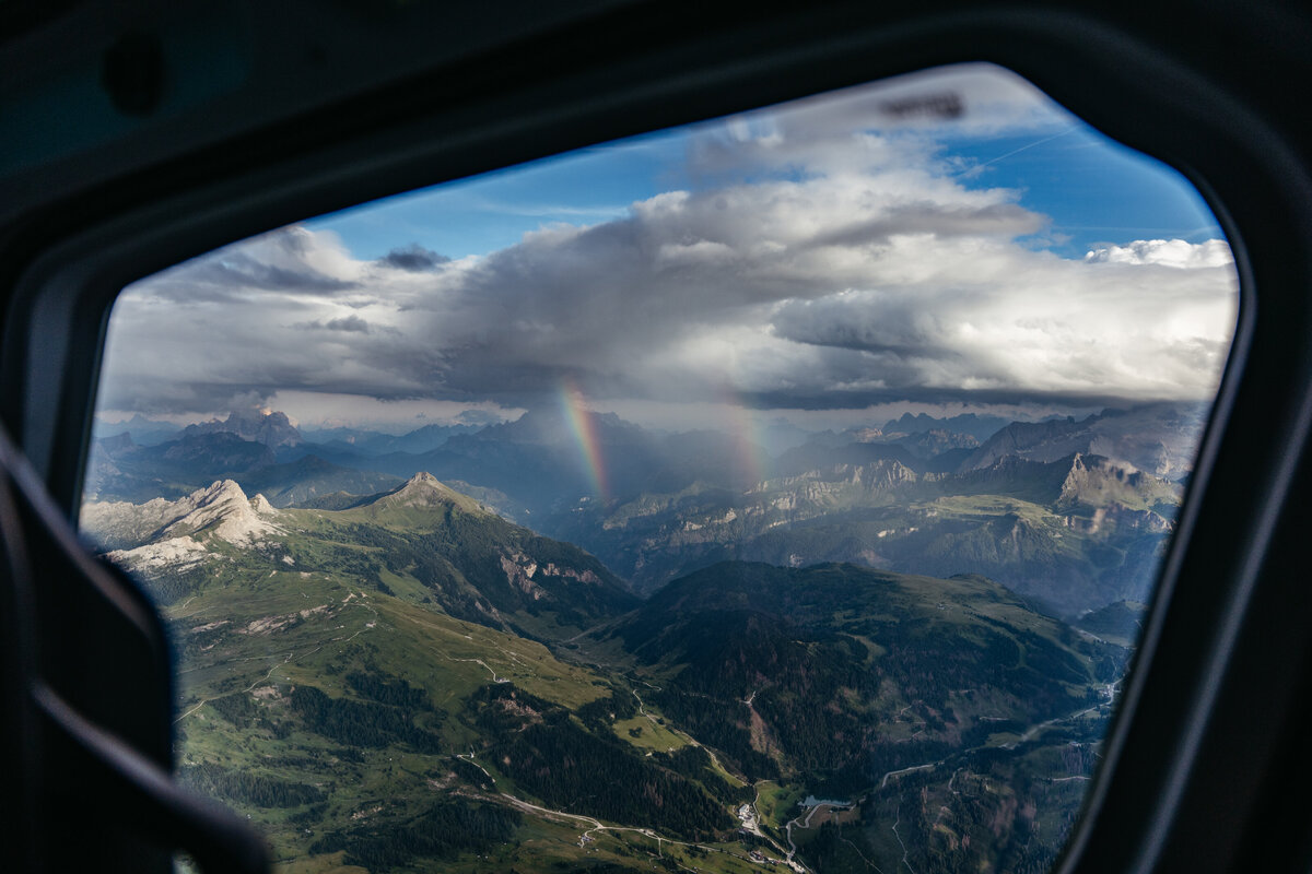 Marmarole helicopter Elopement Dolomites -3