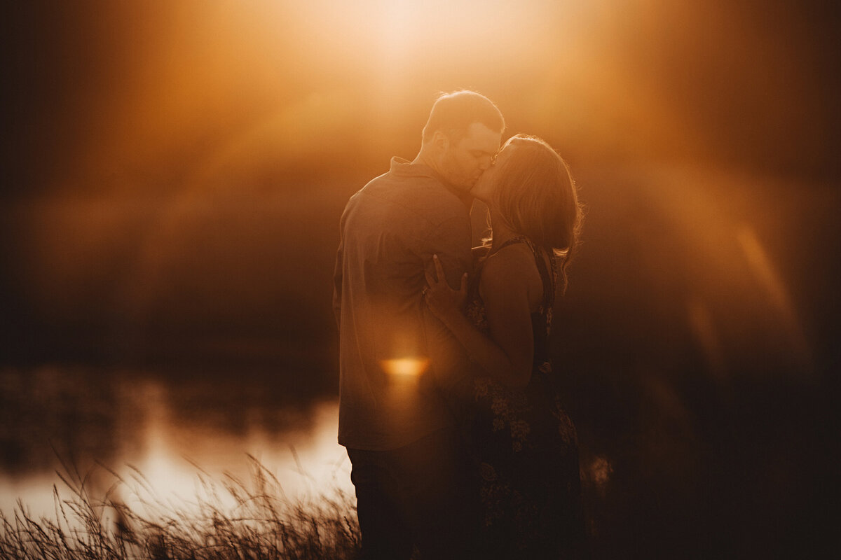 Romantic engagement session.