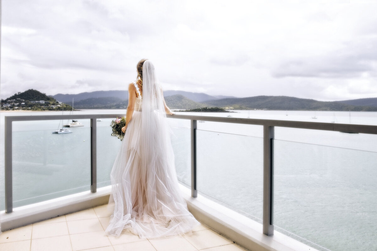 Bride wedding photography Bride Peninsula Hotel Airlie Beach Coral Sea Ocean- CHERISH - 2